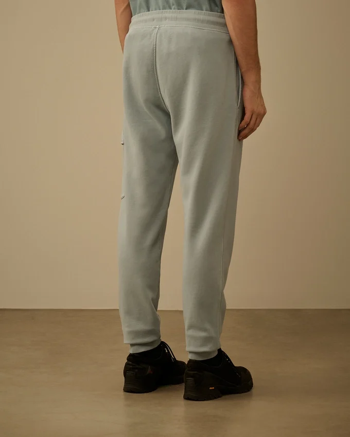 Pantaloni della tuta cargo in felpa di cotone a trama diagonale con dettaglio a Lens
