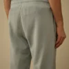 Pantaloni della tuta cargo in felpa di cotone a trama diagonale con dettaglio a Lens