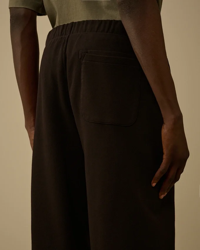 Pantaloni della tuta cargo in pile diagonale a trama rialzata