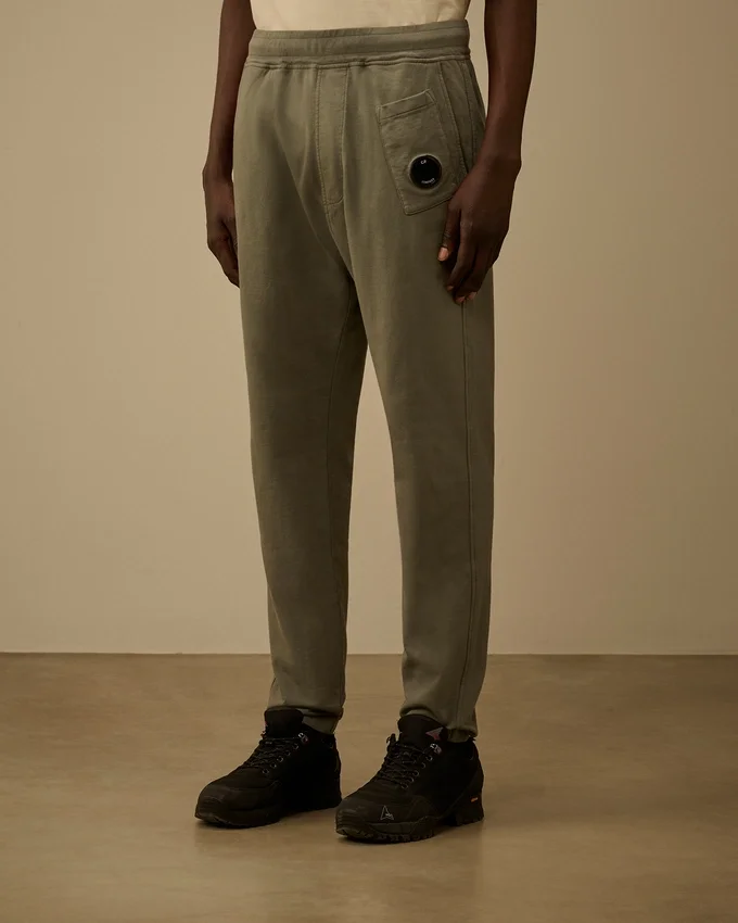 Pantaloni della tuta in pile leggero con motivo a lenti