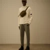 Pantaloni della tuta in pile leggero con motivo a lenti