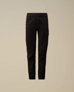 Pantaloni della tuta U16 in gabardina elasticizzata con tasche cargo e Lens