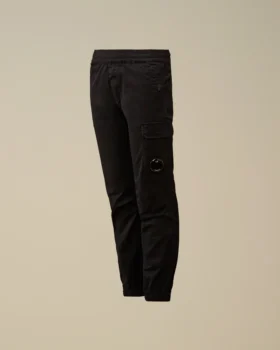 Pantaloni della tuta U16 in gabardina elasticizzata con tasche cargo e Lens