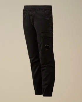 Pantaloni della tuta U16 in gabardina elasticizzata con tasche cargo e Lens