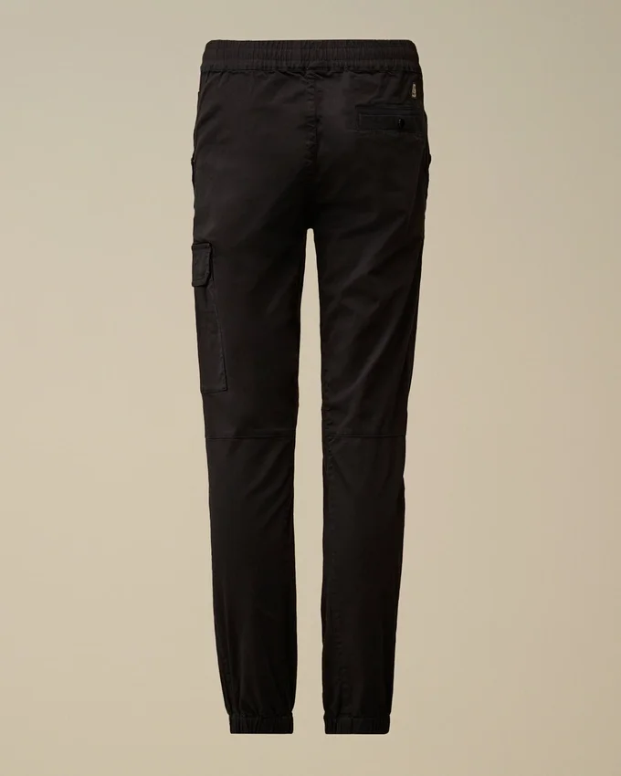 Pantaloni della tuta U16 in gabardina elasticizzata con tasche cargo e Lens