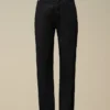 Pantaloni in denim 3/1 senza cuciture laterali