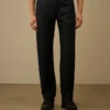 Pantaloni in denim 3/1 senza cuciture laterali