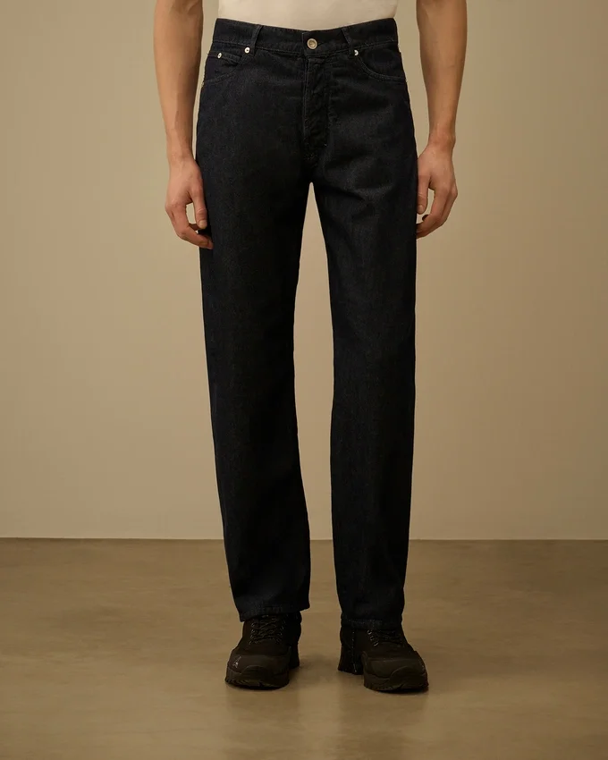 Pantaloni in denim 3/1 senza cuciture laterali