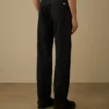 Pantaloni in denim 3/1 senza cuciture laterali