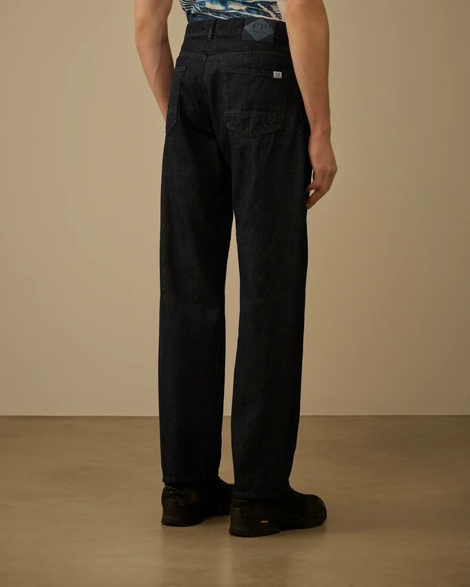 Pantaloni in denim 3/1 senza cuciture laterali