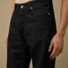 Pantaloni in denim 3/1 senza cuciture laterali
