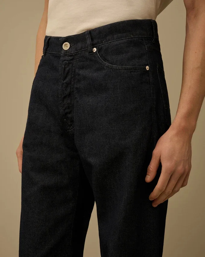 Pantaloni in denim 3/1 senza cuciture laterali