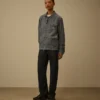 Pantaloni in denim 3/1 senza cuciture laterali