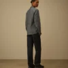 Pantaloni in denim 3/1 senza cuciture laterali