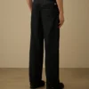 Pantaloni larghi in denim 3/1