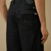 Pantaloni larghi in denim 3/1