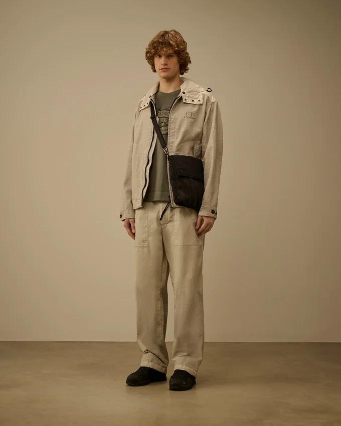 Pantaloni larghi in Flatt Nylon