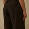 Pantaloni Micro-Reps a gamba squadrata con tasche a lente