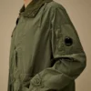 Parka con cappuccio per Goggle da sci in Flatt Nylon misto
