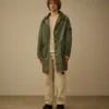 Parka con cappuccio per Goggle da sci in Flatt Nylon misto