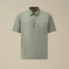 Polo con logo a maniche corte in jersey Gasato mercerizzato 70/2