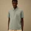 Polo con logo a maniche corte in jersey Gasato mercerizzato 70/2