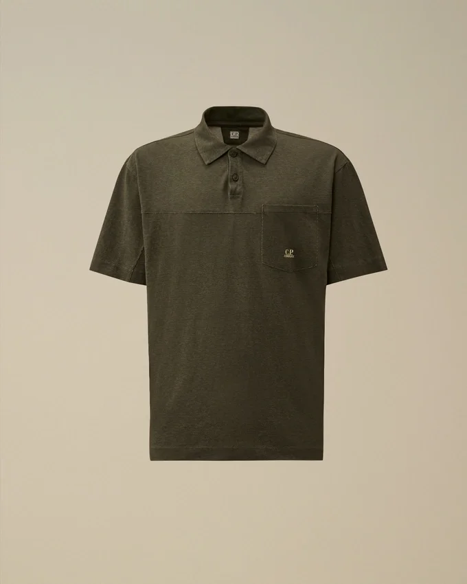 Polo in jersey placcato 20/1