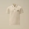 Polo U16 a maniche corte in piquet elasticizzato con logo