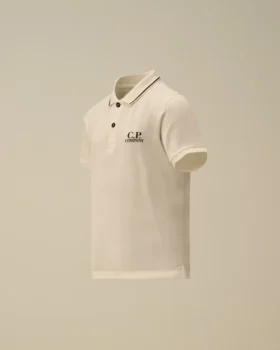 Polo U16 a maniche corte in piquet elasticizzato con logo