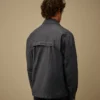 Sovracamicia con lenti e zip in 50 Fili Wax