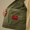 Sovracamicia con lenti e zip in Heavy Chrome-R
