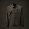 Sovracamicia con zip in gabardina della Metropolis Series