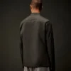 Sovracamicia con zip in gabardina della Metropolis Series