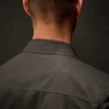 Sovracamicia con zip in gabardina della Metropolis Series