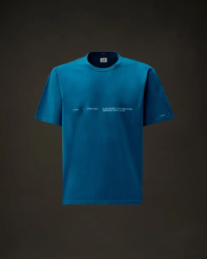 T-shirt a maniche corte in jersey mercerizzato della Metropolis Series