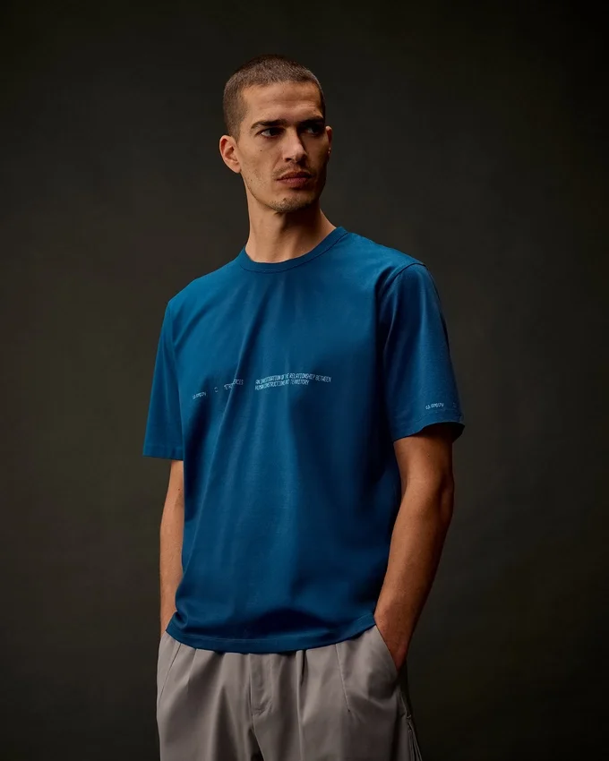 T-shirt a maniche corte in jersey mercerizzato della Metropolis Series