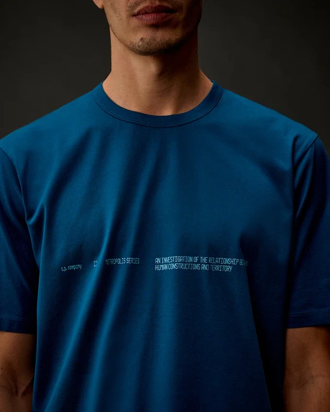 T-shirt a maniche corte in jersey mercerizzato della Metropolis Series