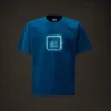T-shirt a maniche corte in jersey mercerizzato della Metropolis Series con badge