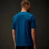 T-shirt a maniche corte in jersey mercerizzato della Metropolis Series con badge