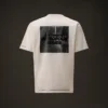 T-shirt a maniche corte in jersey mercerizzato della Metropolis Series con grafica stampata