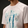 T-shirt a maniche corte in jersey mercerizzato della Metropolis Series con logo grafico