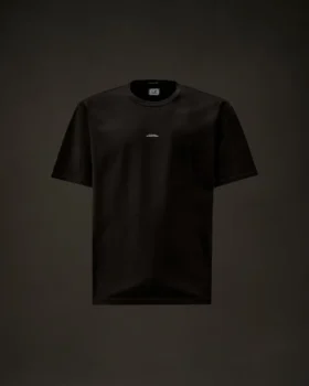T-shirt a maniche corte in jersey mercerizzato della Metropolis Series con logo sul petto