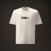 T-shirt a maniche corte in jersey mercerizzato della Metropolis Series con ricamo sul retro